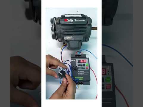 Motor Forward / Reverse with Variable Frequency Drive VFD@CNCElectric1988