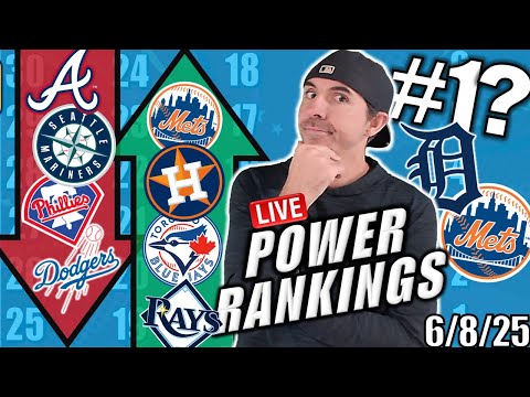 MLB Power Rankings: Who’s Number 1…Tigers Or Mets? Jays, Astros, Rays Rise! Braves In Trouble