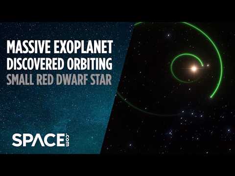 Massive Exoplanet Discovered Orbiting Small Red Dwarf Star