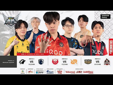 🔴RESTREAMING LIVE | MPL ID S15 | Bahasa Indonesia- Week 4 Day 3