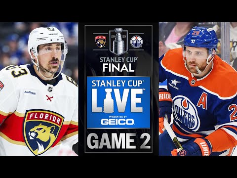 2025 Stanley Cup Final Live Game 2: Florida Panthers vs Edmonton Oilers