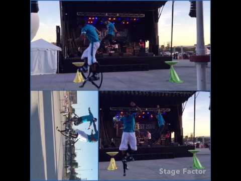 Jumping Stilts Performers