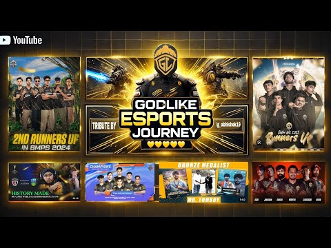 &quot;GodLike Esports: A Legacy of Dominance | Tribute Song for the Unstoppable Champions&quot;#godlike