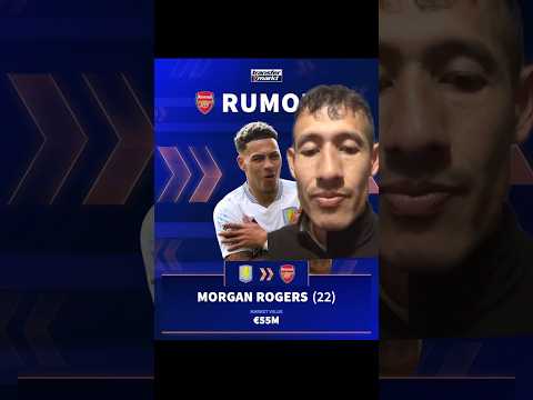 Arsenal fans would you take Morgan Rogers from Aston Villa? #arsenal #premierleague #fyp #epl