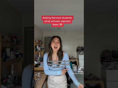 Asking Harvard students what schools rejected them ☠️