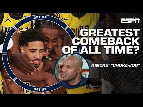 COMEBACK OF THE CENTURY! 🤯 J-Will BLASTS Knicks for Historic Collapse vs. Pacers 💥 | Get Up