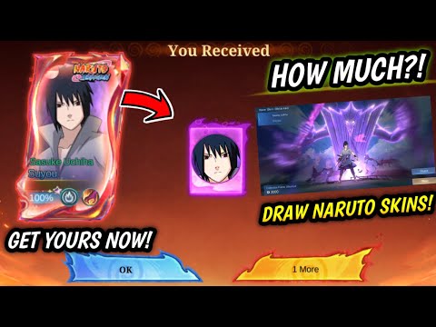 HOW MUCH 💎?! DRAW MLBB X NARUTO COLLAB SKIN EVENT | GET ALL NARUTO SKINS (PART 1)! - MLBB