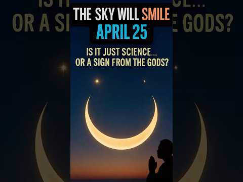 April 25 Sky Event: Moon, Venus &amp; Saturn Form a Smiley Face 😱 | Rare Triple Conjunction Explained