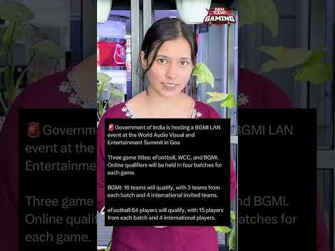 India Backs Gaming: WAVES 2025 Announced with BGMI, eFootball &amp; WCC Events. #govt #gaming #bgmi