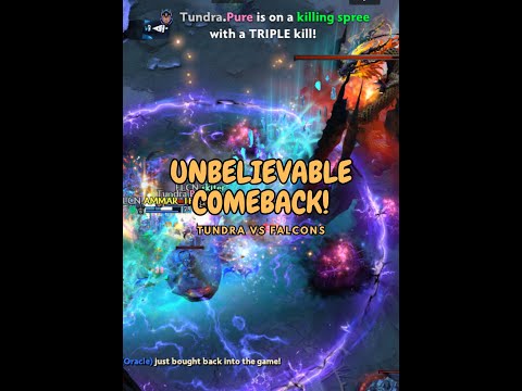 UNBELIEVABLE COMEBACK! (TUNDRA VS FALCONS, TI14)