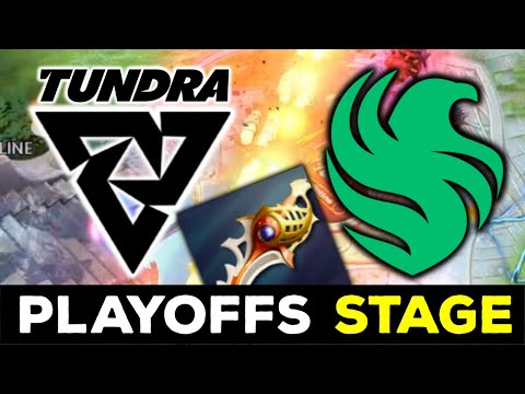 AMAZING GAME, PLAYOFFS STAGE !! TUNDRA ESPORTS vs TEAM FALCONS - FISSURE UNIVERSE 4 DOTA 2