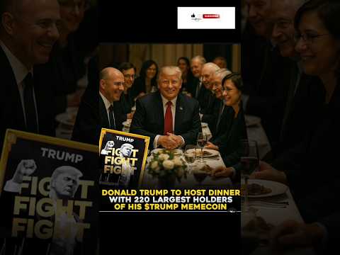 Crypto Meets Politics: Trump’s Exclusive Meme Coin Dinner! #trump #crypto #politics