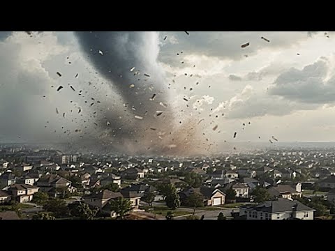 Arkansas chaos now..!! Van Buren destroyed by tornado, houses destroyed