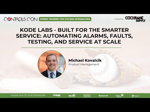 Controls-Con 2025: Pre-Con Technology Track - KODE Labs - Built for the Smarter Service