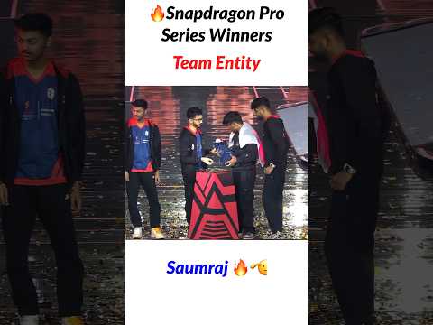 😳SnapDragon BGMI Pro Series Winner | Team Entity | BGMI | #esports #tournament #snapdragon