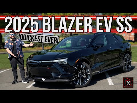 The 2025 Chevrolet Blazer EV SS Is A Blazingly Quick SUV With Camaro SS Vibes