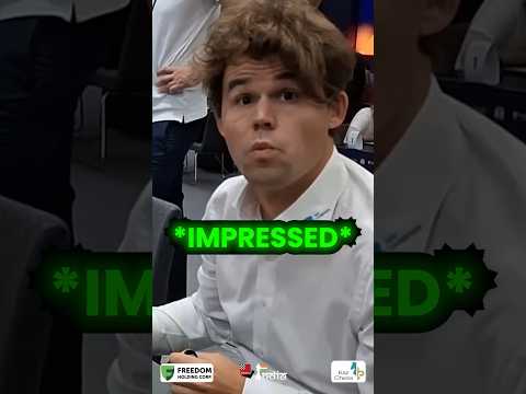 15 year old SHOCKS Magnus Carlsen! 😱 #magnuscarlsen #chess