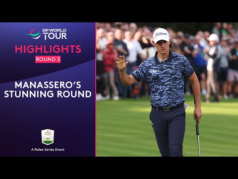 Matteo Manassero | Round 3 Highlights | 2024 BMW PGA Championship