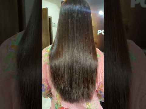 Goodbye frizz,hello silky smooth perfection Keratin treatment transformation complete#hairkeratin