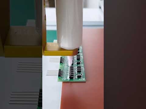 PCB manufacturing and glueing | Electronics circuit | #electronic #shorts