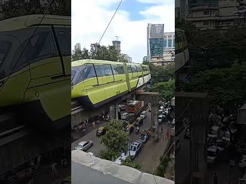 Mumbai Mono Rail #mumbai #monorail #mumbaimonorail #railway #rails #metro #city #mumbaimetro