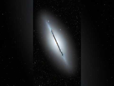 Hubble Unveils a Galactic Masterpiece: The Mysterious Edge-On Beauty of NGC 5866 #space #universe