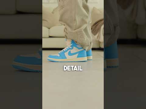Wearing the Jordan 1 UNC Reimagined😳