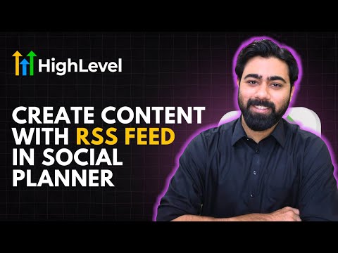 Supercharge your content with RSS FEED &amp; Social Planner in HighLevel | GHL Tutorial