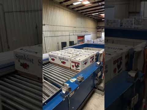 PTI high speed palletizer layer forming