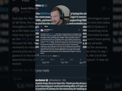 NRG Shock NOT selected for 2025 OWCS