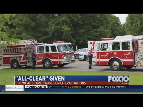 Chemical scare causes evacuations