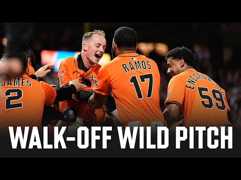 Wild Pitch Gives Giants Seventh Walk-Off Win of the Season | San Francisco Giants Highlights