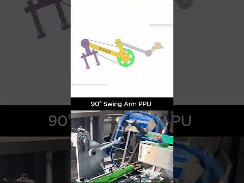 90 degree pick and place robot #mechanism #machine #mechanic #ppu #pickandplace #automation