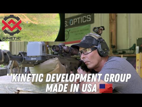 Kinetic Development Group Quick lock scope mounts and rails.