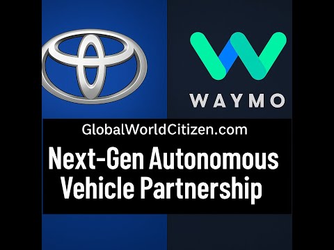 Waymo x Toyota: Driverless Car Revolution Begins! 🚘🤖 | GlobalWorldCitizen.com Reports 2025
