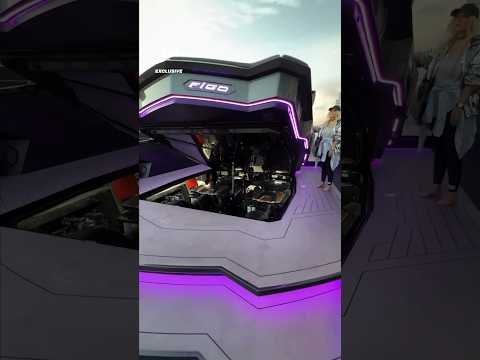 I got an exclusive look inside the world’s first $4M Lamborghini yacht!! 😍🛥️ #lamborghini #yacht