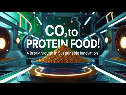 Revolutionary Process Converts CO₂ and Electricity into High-Protein Food