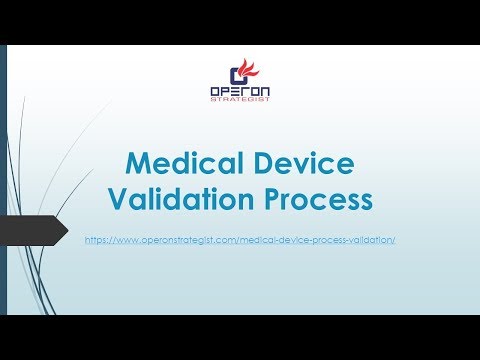 Process Validation and Verification for Medical Device | Equipment Validation
