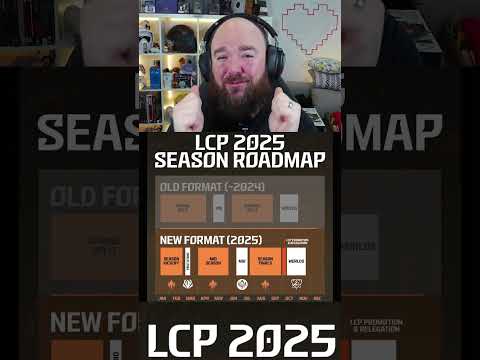 LCP 2025 Roadmap #shorts #gaming #News #Esports #leagueoflegends #riotgames #LoLPacific