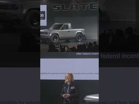 Slate Truck Radically Affordable EV Under $20K After Incentives!