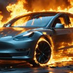 Unraveling the Tesla Firestorm: College Student Charged in Fiery Clash of Ideals and Chaos