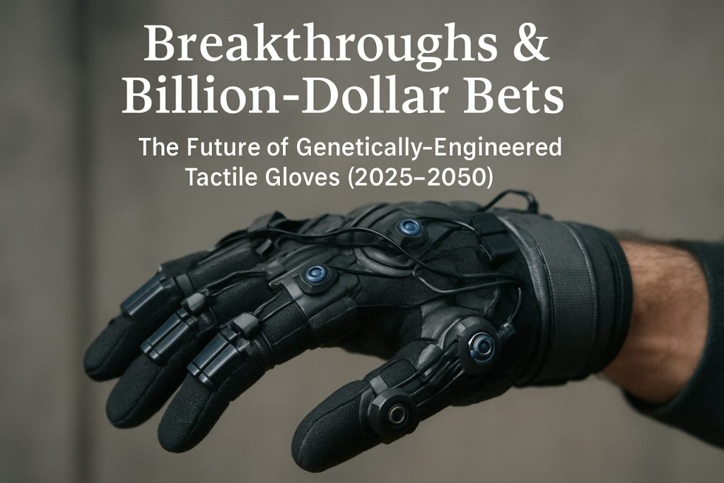 Breakthroughs & Billion-Dollar Bets: The Future of Genetically-Engineered Tactile Gloves (2025–2030)