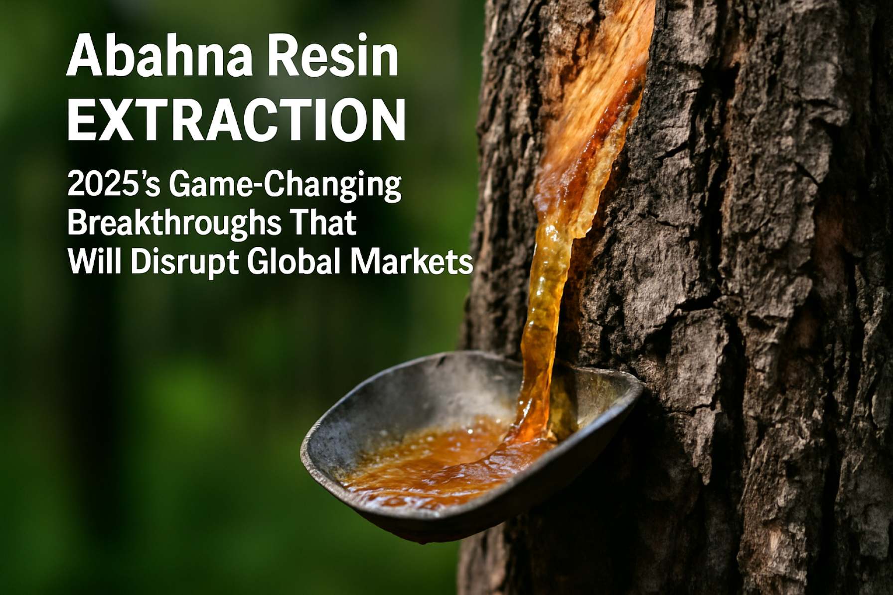 Abahna Resin Extraction: 2025’s Game-Changing Breakthroughs That Will Disrupt Global Markets Abahna Resin Extraction: 2025’s Game-Changing Breakthroughs That Will Disrupt Global Markets