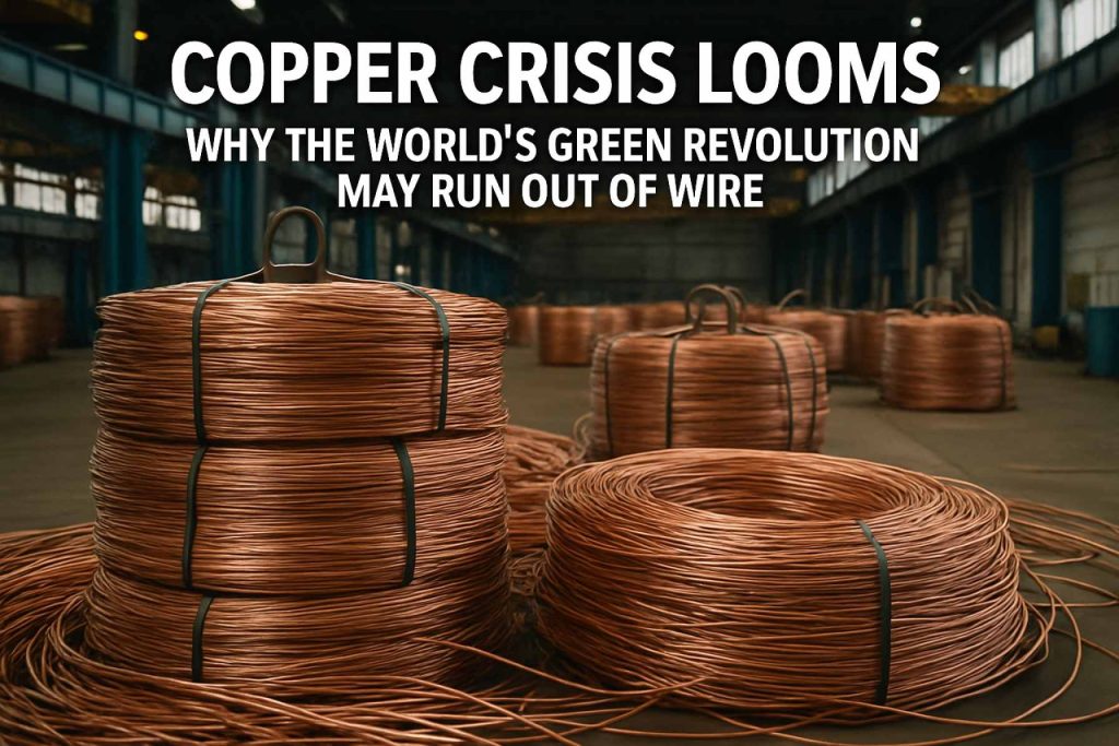 Copper Crisis Looms: Why the World’s Green Revolution May Run Out of Wire Copper Crisis Looms: Why the World’s Green Revolution May Run Out of Wire