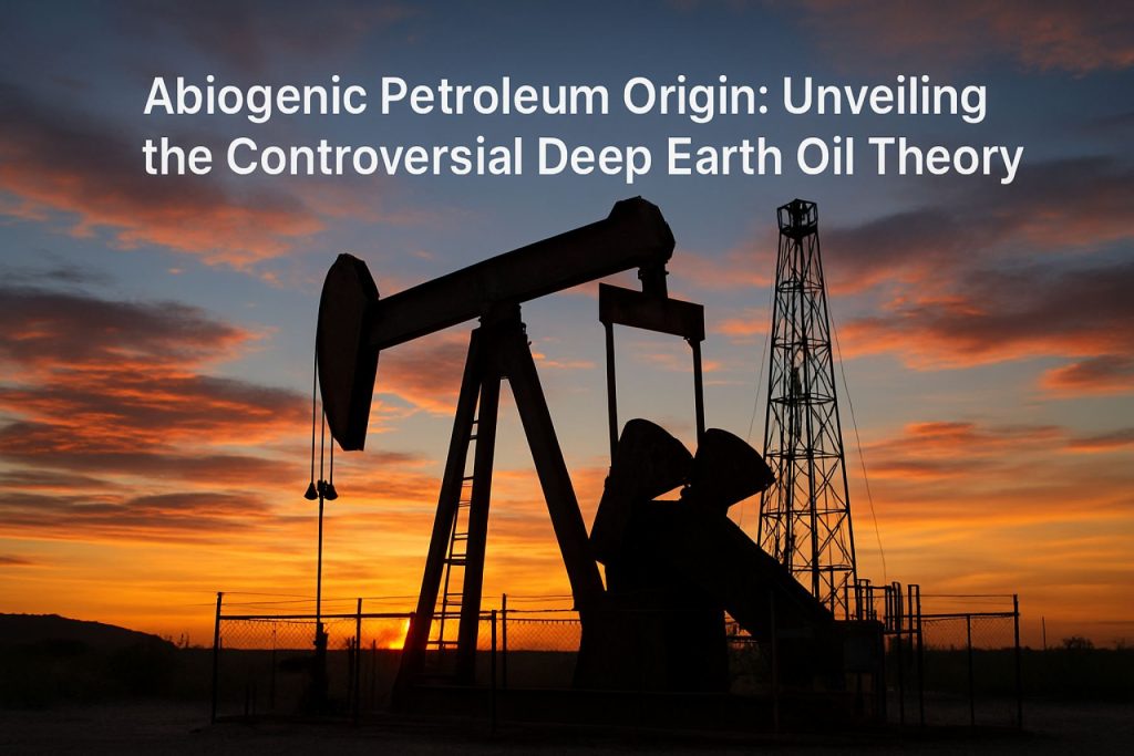 Abiogenic Petroleum Origin: Unveiling the Controversial Deep Earth Oil Theory Abiogenic Petroleum Origin: Unveiling the Controversial Deep Earth Oil Theory