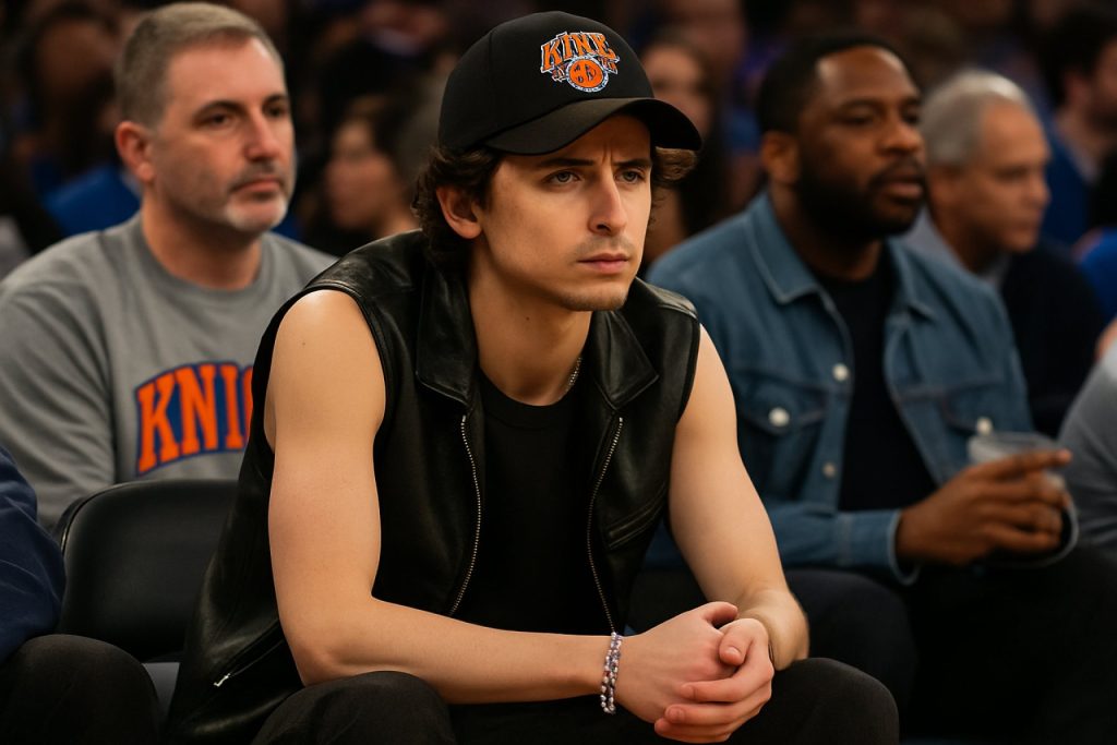 What Timothée Chalamet’s Courtside Style at the Knicks Game Revealed About Celebrity Fandom What Timothée Chalamet’s Courtside Style at the Knicks Game Revealed About Celebrity Fandom