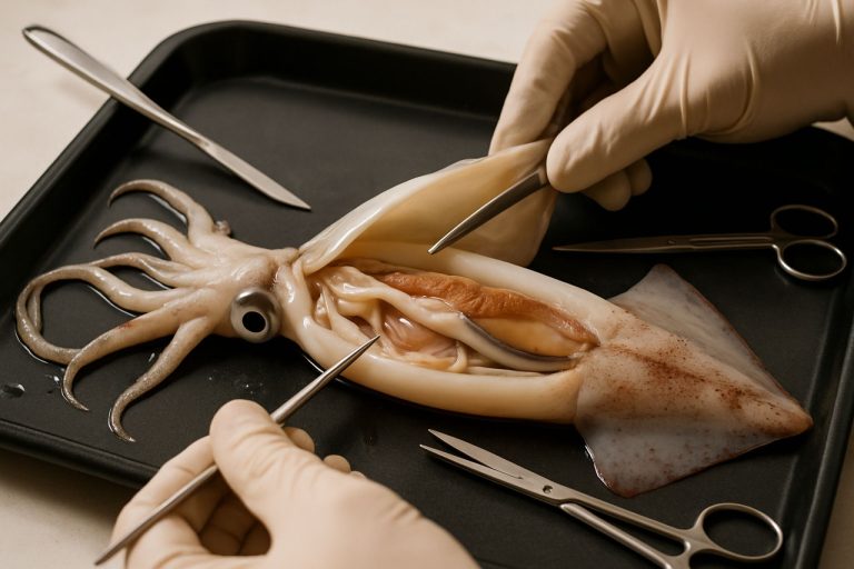 Unlocking the Secrets of Squid Dissection: Anatomy Revealed