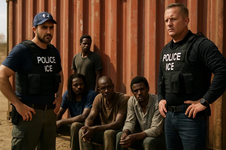 Stranded in Africa: ICE Agents and Deportees Trapped in Shipping Container Drama Amid Explosive Legal Showdown