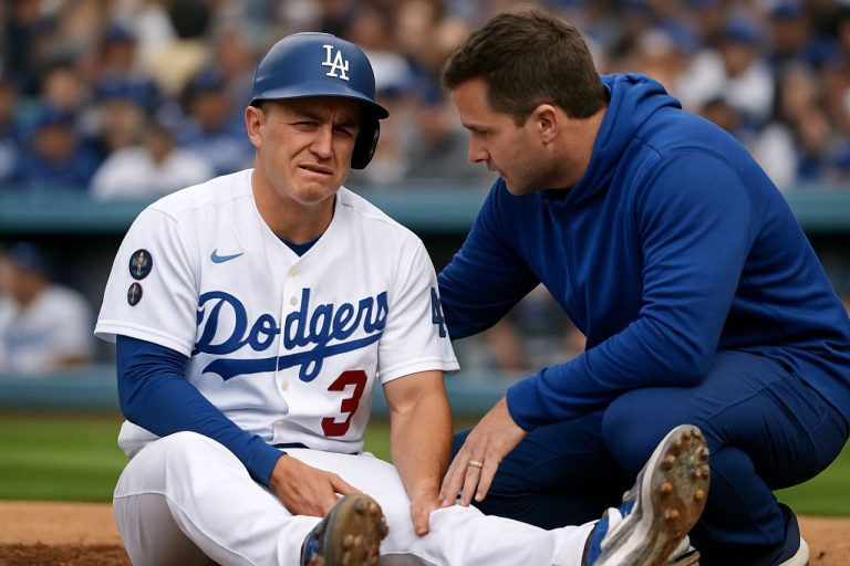 Dodgers Star Tommy Edman’s Ankle Injury Sparks Concern Ahead of High-Stakes Season