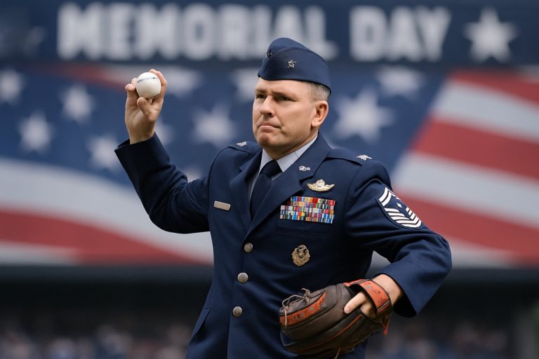 Air Force Hero Rockets Into Spotlight With Memorial Day Pitch at KBO Game